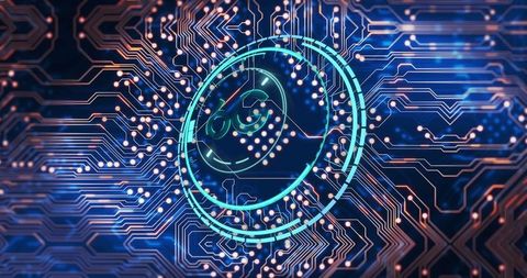 6g technology concept with network connectivity