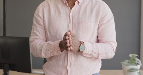 Confident business professional in modern office workplace