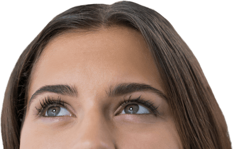 transparent close-up of thoughtful woman with intriguing eyes - Download Free Stock Videos Pikwizard.com
