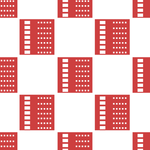 transparent pattern of red buildings on checkered background - Download Free Stock Videos Pikwizard.com
