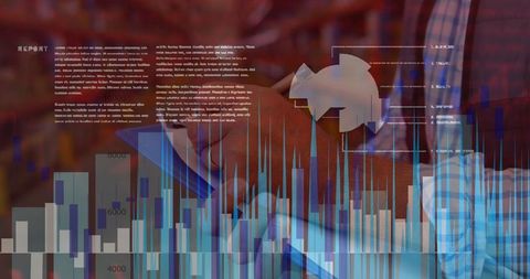 Financial Analytics with Data Charts and Notetaking - Download Free Stock Images Pikwizard.com
