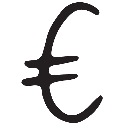 Hand-drawn Euro Symbol Illustration on Transparent Background - Download Free Stock Videos Pikwizard.com