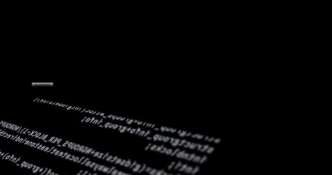 Digital Code on Black Background for Technology Visuals - Download Free Stock Images Pikwizard.com
