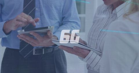 6G Technology and Data Processing in Business - Download Free Stock Images Pikwizard.com