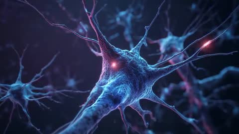 Neuron Network Reacting to Electrical Impulses in Neural Tissue