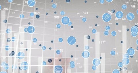Digital Connectivity and Data Visualization Web - Download Free Stock Images Pikwizard.com