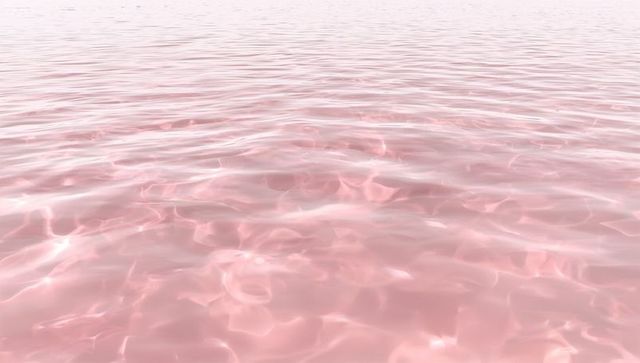 Gliding Pastel Pink Sea with Gentle Ripples and Shimmering Highlights