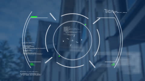 Augmented Reality Interface with Digital Code Overlay on Cityscapes