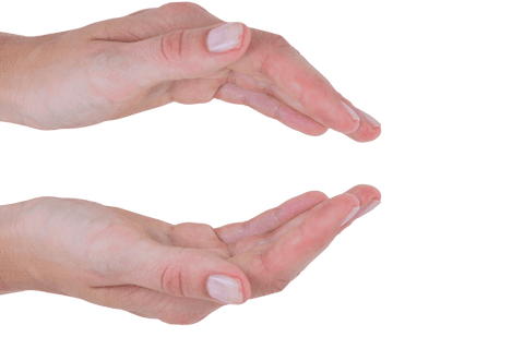 Open Hands of Caucasian Man on Transparent Background - Download Free Stock Videos Pikwizard.com