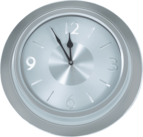 gray wall clock on transparent background isolated - Download Free Stock Videos Pikwizard.com