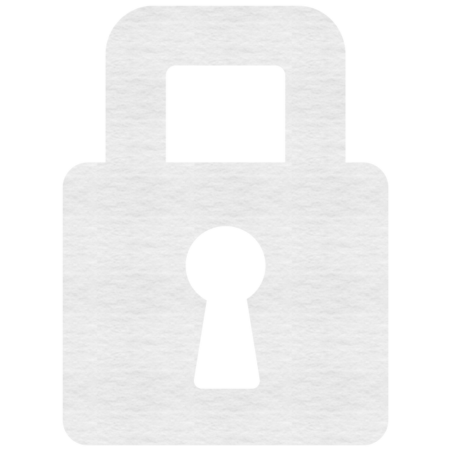 Transparent White Paper Padlock Icon on See-Through Background - Download Free Stock Videos Pikwizard.com