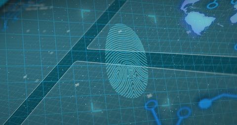 Digital Fingerprint Scanning for Cybersecurity Authentication - Download Free Stock Images Pikwizard.com