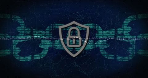 Cybersecurity with Digital Padlock and Blockchain Concept - Download Free Stock Images Pikwizard.com