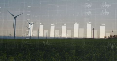 Sustainable Wind Energy Integration in Farmland with Data Visualization