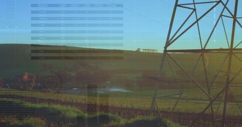 Digital Financial Data Overlay on High Voltage Transmission Lines
