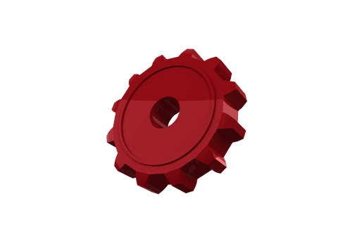 red transparent gear on white background - Download Free Stock Videos Pikwizard.com