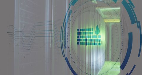 Composite Concept of Data Processing with Abstract Graphics - Download Free Stock Images Pikwizard.com