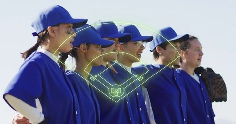 Baseball Players in Uniform Planning Team Strategy - Download Free Stock Images Pikwizard.com