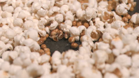Corn Kernels Popping in Slow Motion Explosion