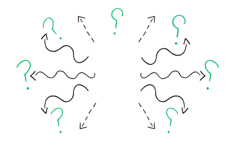 Green Question Marks and Black Arrows on Transparent Background - Download Free Stock Videos Pikwizard.com