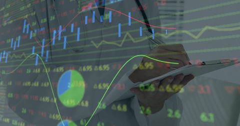 Business Professional Analyzing Stock Market Data and Growth Trends - Download Free Stock Images Pikwizard.com