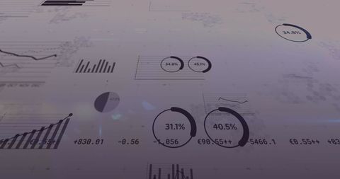 abstract data visualization on digital interface display - Download Free Stock Images Pikwizard.com