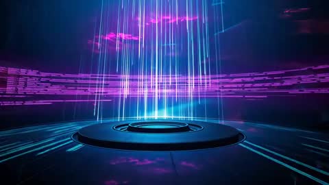 Futuristic Science Fiction Platform Activation