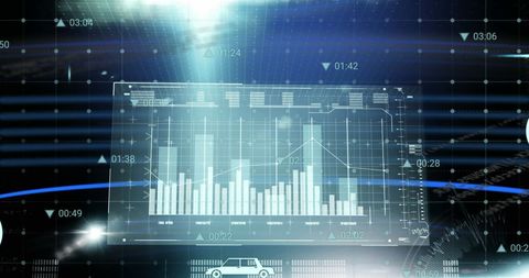 Digital Representation of Data Processing in Global Business - Download Free Stock Images Pikwizard.com