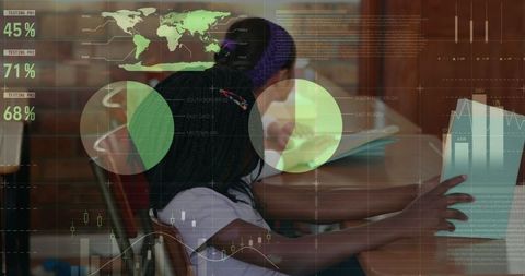 Technology Enhances Learning for Girls in Classroom