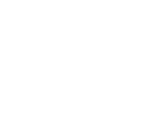Abstract triangle symbol with transparent lines on white background