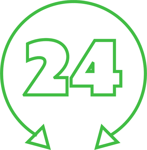 digital illustration of number 24 with green arrows on transparent background - Download Free Stock Videos Pikwizard.com