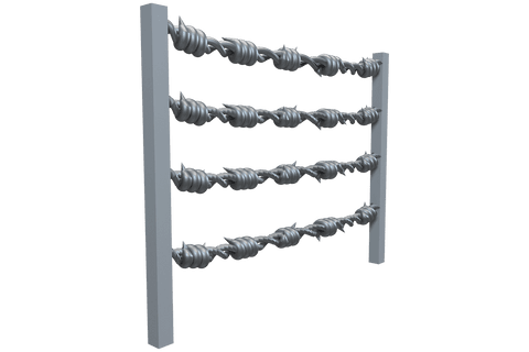 transparent barbed wire on poles for security concepts - Download Free Stock Videos Pikwizard.com