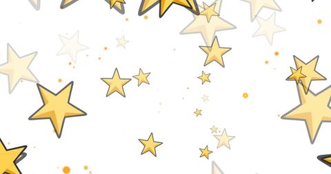 Abstract Falling Stars on White Background Filled with Joy - Download Free Stock Images Pikwizard.com