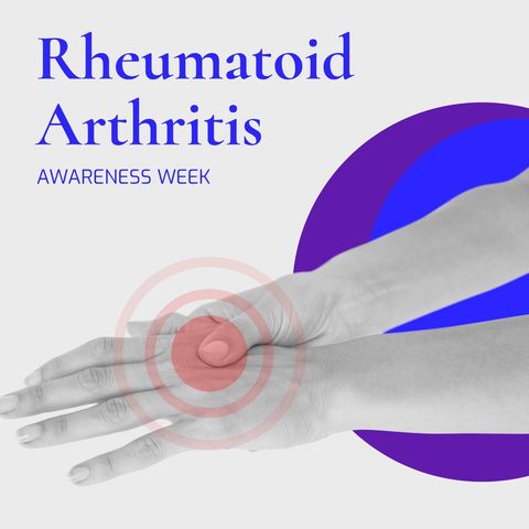 Rheumatoid Arthritis Awareness Week Healthcare Concept - Download Free Stock Templates Pikwizard.com