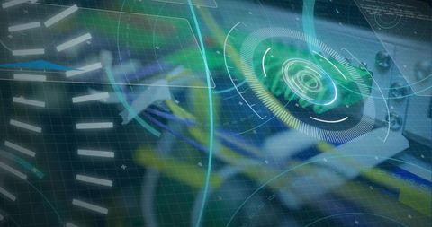 5g network technology concept with futuristic interface - Download Free Stock Images Pikwizard.com