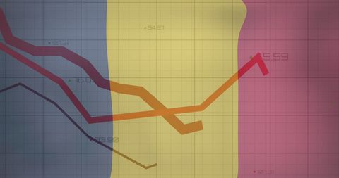 Economic Data Visualization of Chad Flag Colors - Download Free Stock Images Pikwizard.com