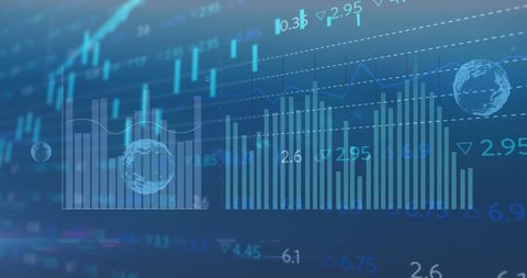 Abstract Financial Data and Analytics Visualization - Download Free Stock Images Pikwizard.com