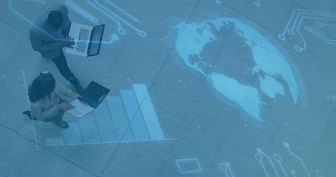 Innovative Collaboration with Digital Projections on Office Floor