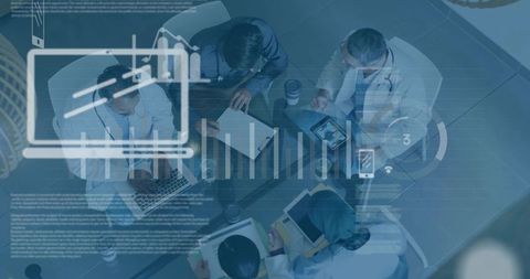 Team of Medical Professionals Collaborating on Healthcare Strategy