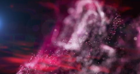 Dynamic Red and Pink Particle Clouds on Black Background - Download Free Stock Images Pikwizard.com