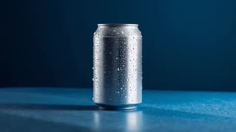 Glistening Soda Can Condensation Visual Effect
