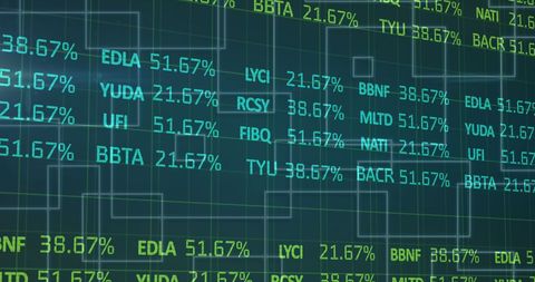 Dynamic Digital Data Flow on Blue Grid Background - Download Free Stock Images Pikwizard.com