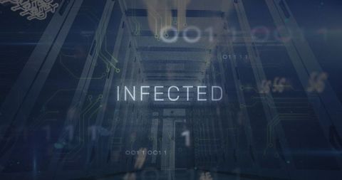 Cybersecurity Threat in Data Center: Infected Binary Codes Visible