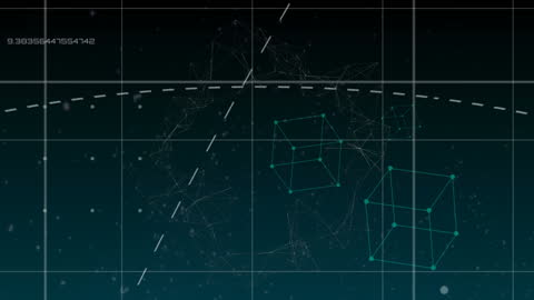 Global Data Animation with Digital Interface Elements