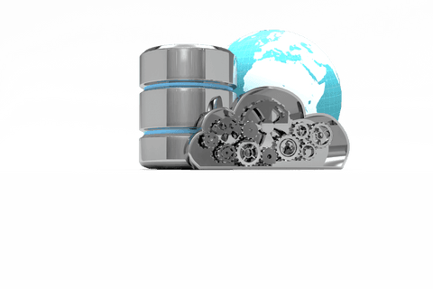 metallic cloud with circuitry gear illustrations and transparent background - Download Free Stock Videos Pikwizard.com
