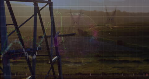 Financial Data and Global Energy in Technological Animation