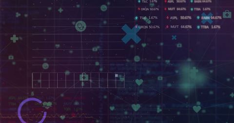 Abstract Digital Financial Data Network Concept - Download Free Stock Images Pikwizard.com