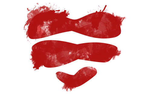 abstract red heart painted on transparent background - Download Free Stock Videos Pikwizard.com