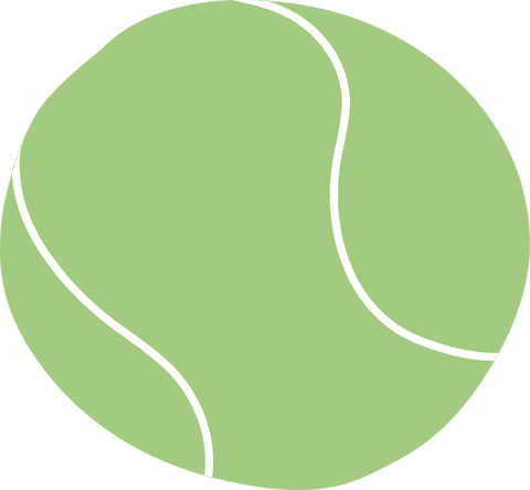 flat design minimalist tennis ball on transparent background - Download Free Stock Videos Pikwizard.com