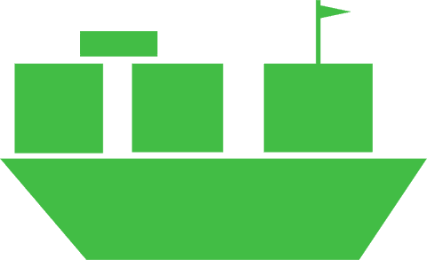 green digital ship icon on transparent background - Download Free Stock Videos Pikwizard.com